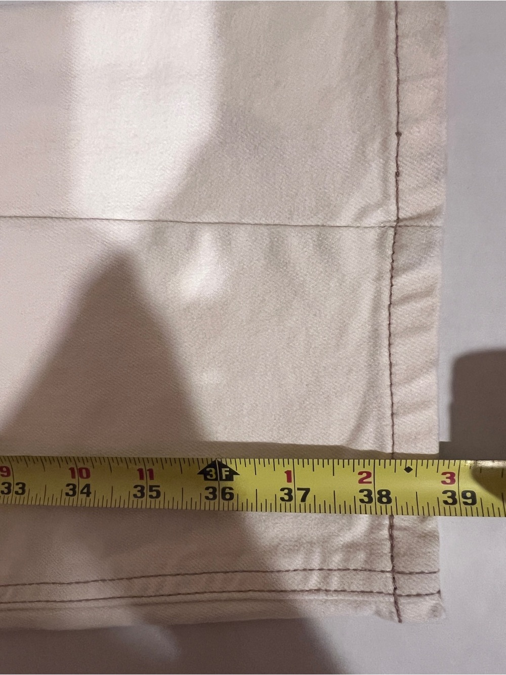 NWT Time & Tru Women’s Ivory Barrel Leg Jeans High Rise Utility Pants Ivory 14 - Picture 12 of 14